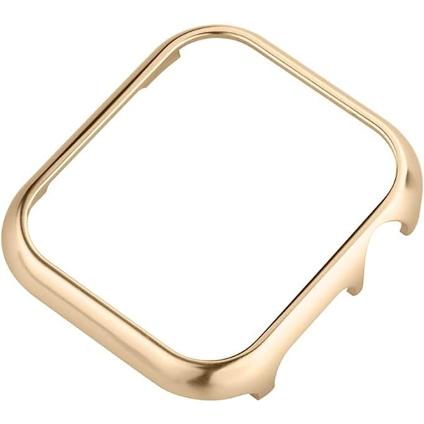 Kiiltävä alumiiniseoksesta valmistettu puskurikotelo, reunojen suojaus, metallinen suojakehys, sivusuojus [EI näytönsuojaa] Yhteensopiva Apple Watch SE/Series 6 -kellojen kanssa