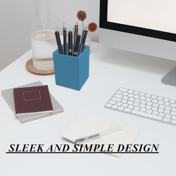 n nd ncil Holder For Desk,5mm ick Silicone n Holder For Keeping Your Workspce Tidy nd Orgnized, Prcticl Design nd Must-Hve n 1 PACK Turquoise