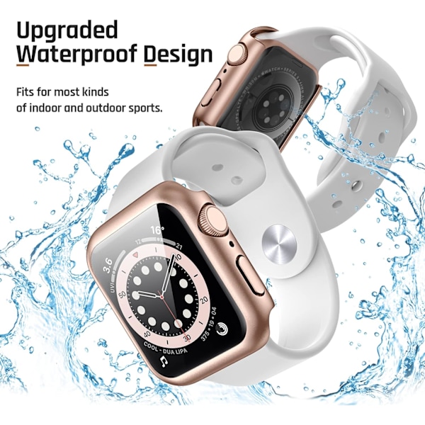 Vanntett deksel for Apple Watch 44mm SE (andre generasjon)