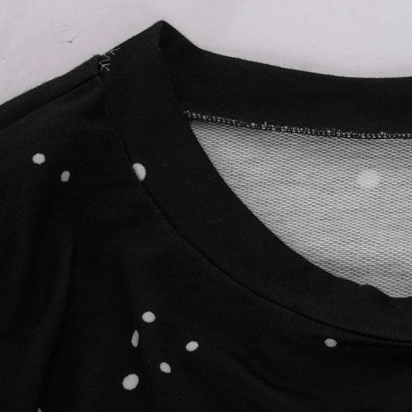 Julegensere for kvinner Oversized Lang Ermet Rund Hals