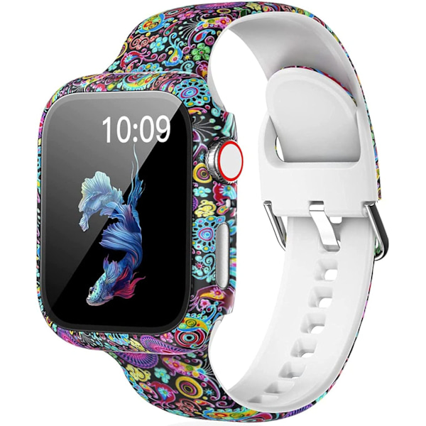Blommigt printet cover Case Set