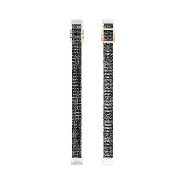 For Fitbit Luxe Justerbar Elastisk Nylon Urrem OVR Seashell