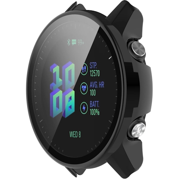 Skal Kompatibelt för Garmin Forerunner 955 Armband Skärmskydd Stötfångare Heltäckande PC Ram Skyddsfodral för Forerunner 955 Smartwatch (6 Färger)
