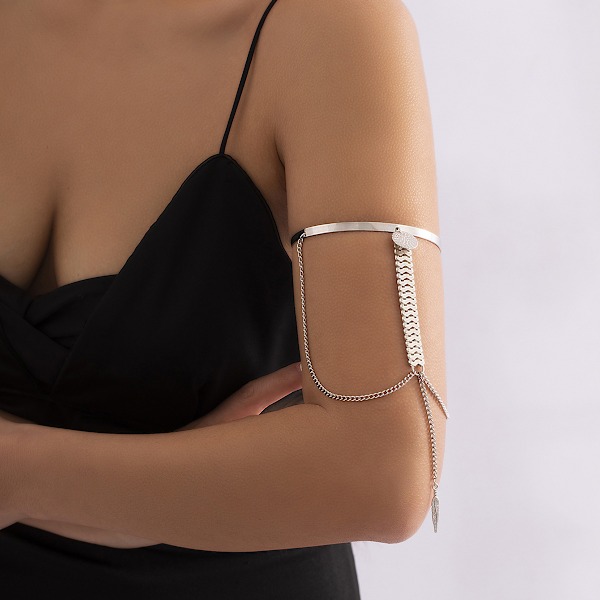 Hip Hop Etnisk stil Multi-layer Chain Metal Armlet - Unik og elegant