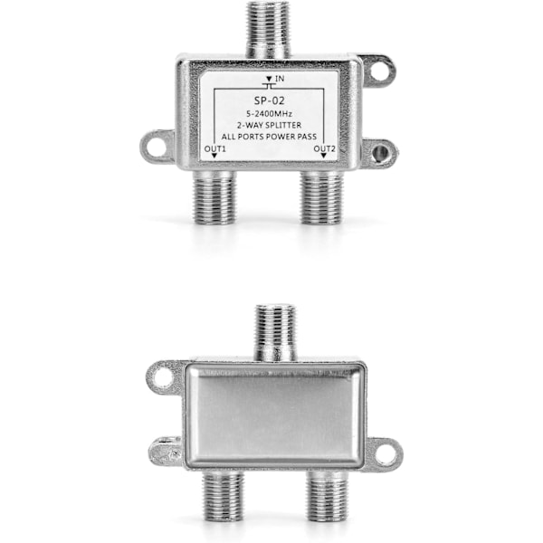TV-antennesplitter - 2-veis satellittsplitter for Sky Box, Dreambox