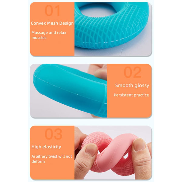 Silicizer Silikon Finger Trener for Menn