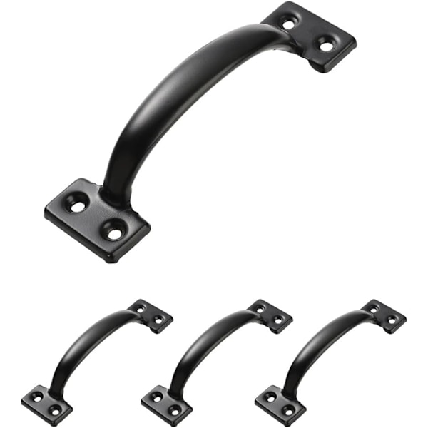 V171 6-1/2\" Drag i svart - 4-pack