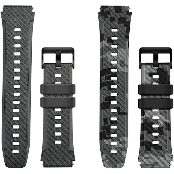 Smart Watch Band 22mm 2 Pack, til AMAZTIM Smart Watch Band