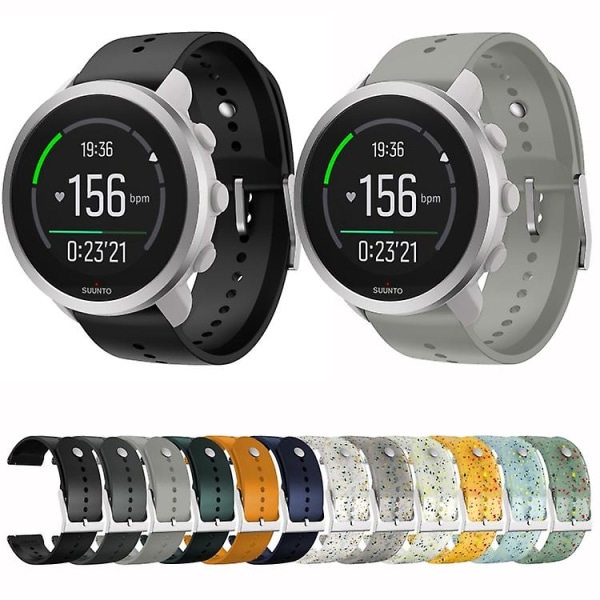 For Suunto 5 Peak silikoneurrem OMC Space Gray