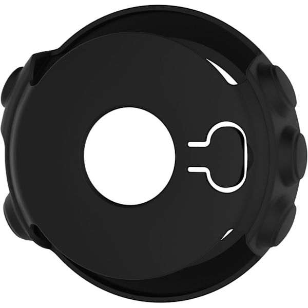 Skal Kompatibla med Garmin Fenix 5X/ Sapphire Watch 51mm Tillbehör Silikon Klockfodral med Laddningsport Skydd (Svart-3 Pack)