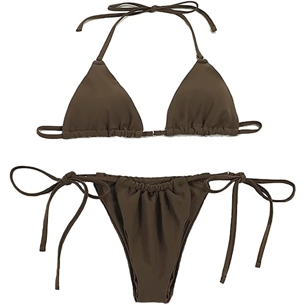 Sexet one-piece bikini i en farve