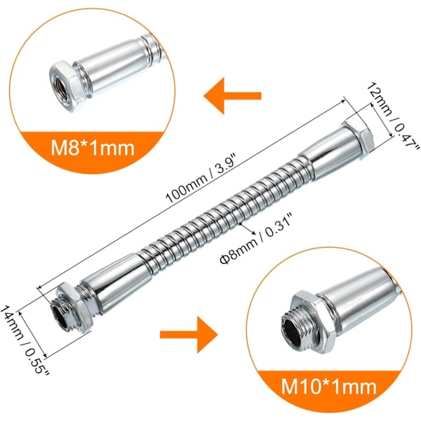 3,9 Mikrofon Svanhals - Metall Universal Fleksibel Arm