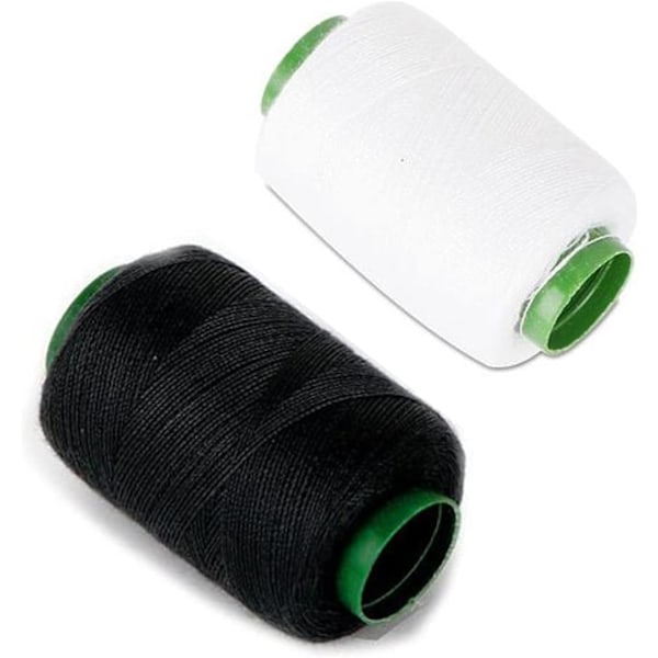 Svart & vit polyester set - 4 st