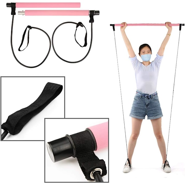 Eercise Stick,  Yga Pulling Rpe Fitness Equipment Hme Full Bdy Wrkut   Multifunctin   Sing Elastic Rds Defult Defult
