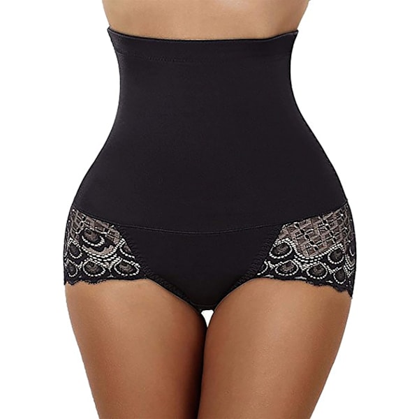 Kvinnors trosor magekontroll midjeformare midjetrosa shapewear spets stjärt