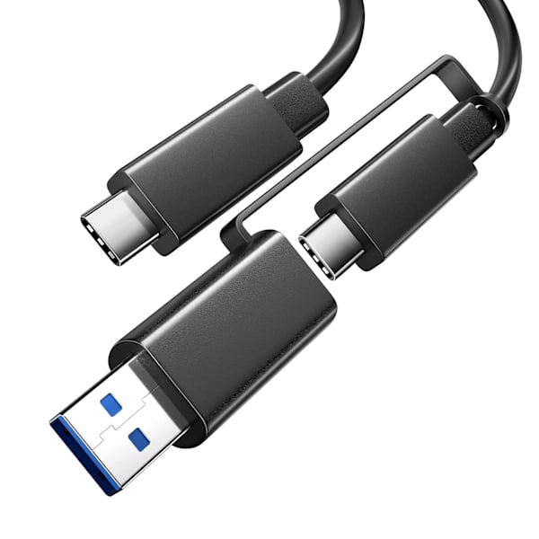 USB 4 Thunderbolt-kabel. 3,3 fot Thunderbolt 4-sladd