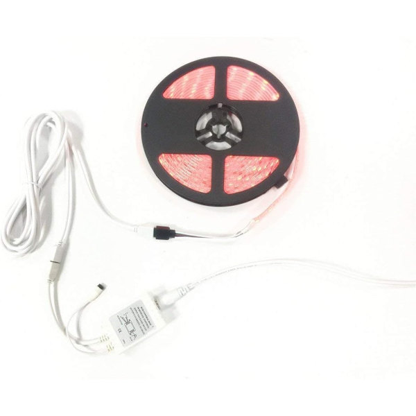2 stk 2,5 m 8,2 fot RGB LED-stripeforlengelseskabel