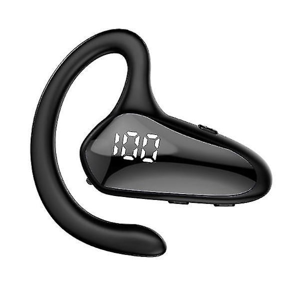 Sport Wireless Earphone Bone Conduction Concept Headphone Earhook Painless Wearing Led Display Business Bluetooth Headset