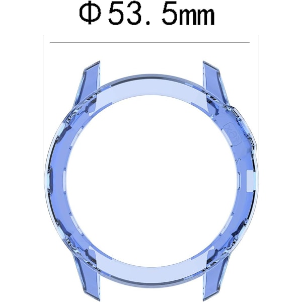 Fodral till Fenix ​​6X Watch Cover TPU Genomskinliga Fodral Kompatibla med Garmin