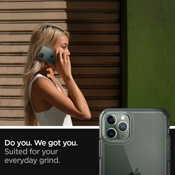 Ultra Hybrid Deksel Designet for iPhone 11 Pro Max (2019) - Krystallklar Krystallklar