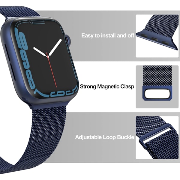 Kompatibel med Apple Watch Band 42mm 44mm 45mm 49mm 38mm