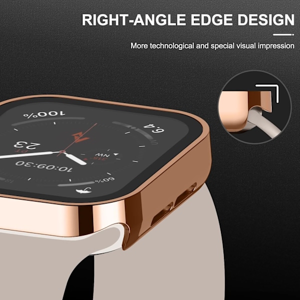 2-pak hårdt etui kompatibel med Apple Watch 40Mm Series 6 Se Series