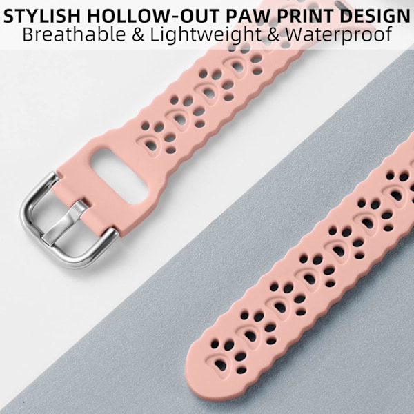 Paw Silikonband Kompatibel med Apple Watch Band 38mm 40mm 41mm