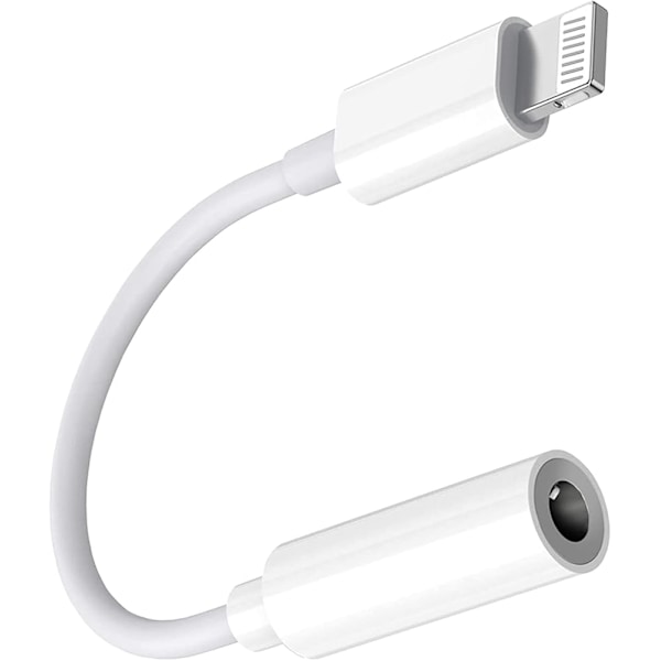 Apple Lightning till 3,5 mm hörlursuttag Adapter Iphone