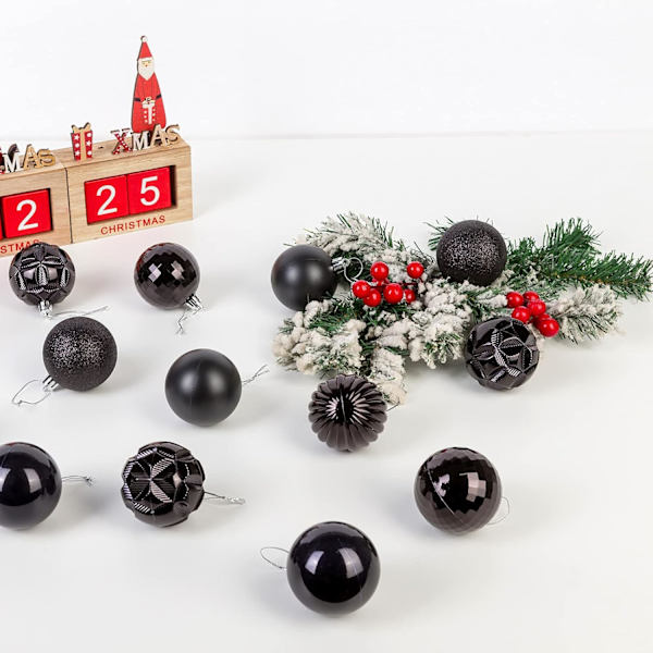 41 st stora julgranskulor krossäkra hängande dekorationer set för julgran