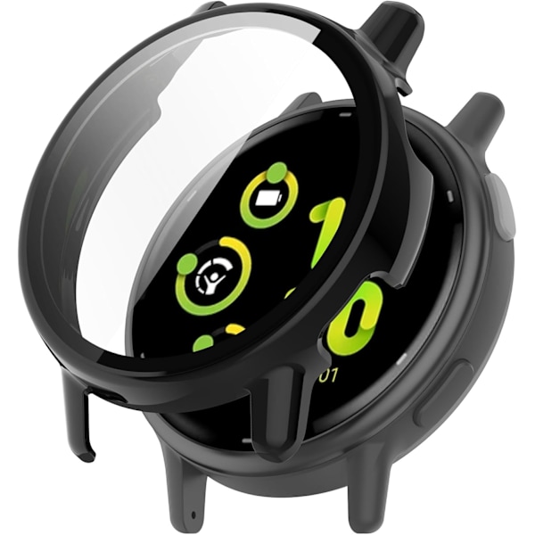 Skærmbeskytter Kompatibel med Garmin Vivoactive 5 Etui 42mm Ridsefast Fuld Beskyttelse (Sort) Sort