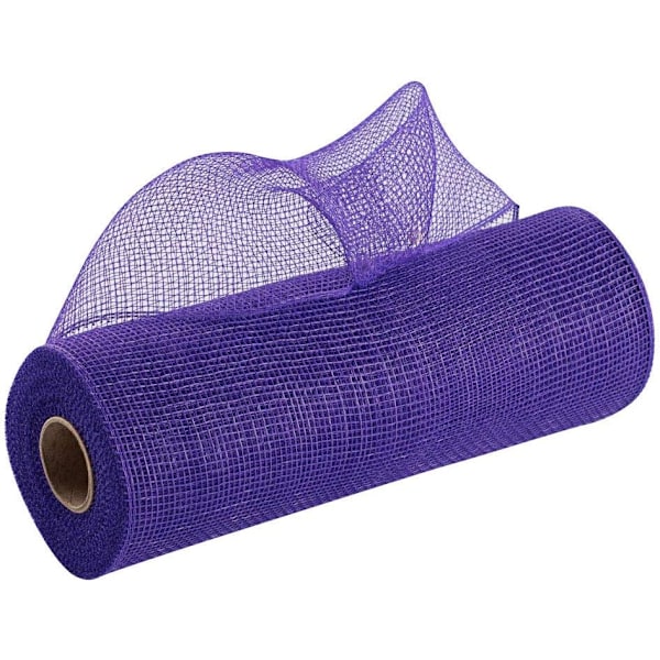 Lilla Deko Mesh Krans Dekoration - 10\" x 10 Yards, Påske, Jul, Dekorativ