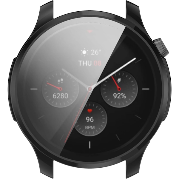 Skärmskydd Kompatibelt med Amazfit GTR 4 (Ej för GTR3 Pro) Fodral Skydd Reptåliga Skyddande Skärmskydd för Amazfit GTR