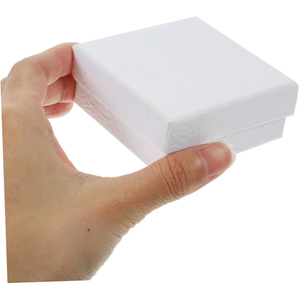 24 st smyckeskrin smyckesförpackning kartong smyckeskrin smyckesförvaring armband presentask små lådor små smyckeskrin för skosnören slipslös