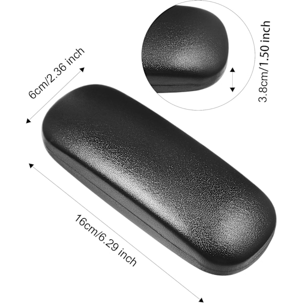 3-delt hardt etui Brilleetui med hardt skall etui