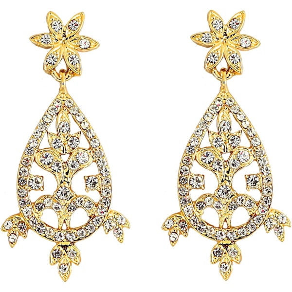 Glamorous Handcrafted contemporary Designer Jewelry Earrings In Rhinestone