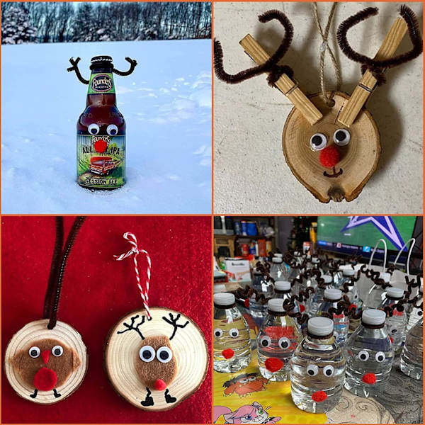 900 stk Renar DIY Craft Set - Brune Piberensere og Mere