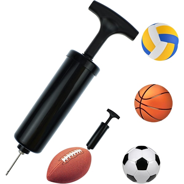 Multifunksjonell ballpumpe med nåleadapter