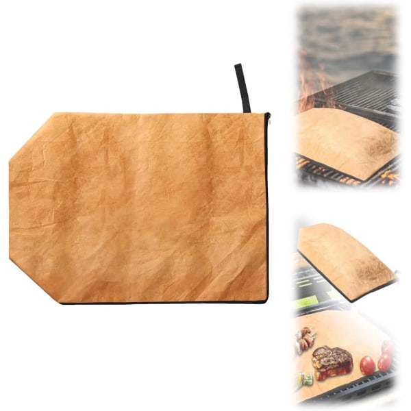 BBQ-filt för vilande kött - Mör BBQ-filt - Isolerad köttvilopåse - Återanvändbar köttvilopåse med stor kapacitet - Köttvilopåse med dragkedjeöppning för 1 st