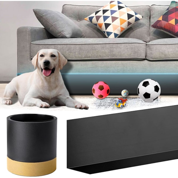 Under Couch Blocker - 118 Cuttable PVC Toy Blocker til kæledyr