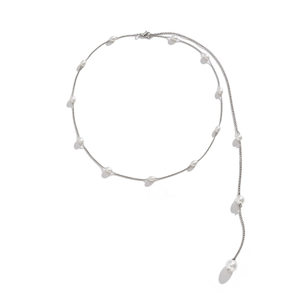 Minimalistisk strandbröllop bakkroppskedja - Elegant brudtillbehör
