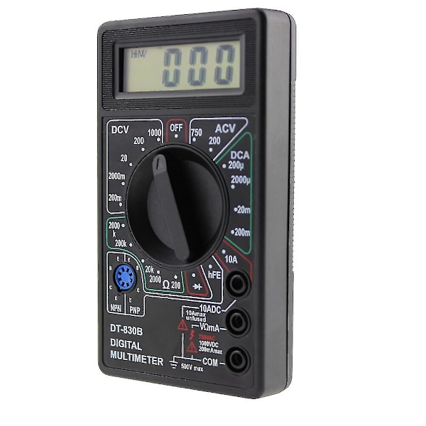 Digitalt multimeter, digitalt automultimeter, professionel elektrisk tester