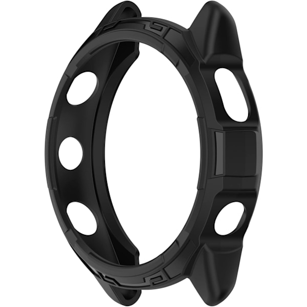 Yhteensopiva Garmin Forerunner 265 suojakotelon kanssa, älykellon PC-suojakuori pehmeä kuori älykellotarvikkeet musta