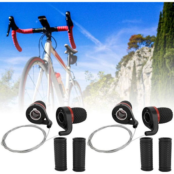 Cykelväxlar, 2 par mountainbikes