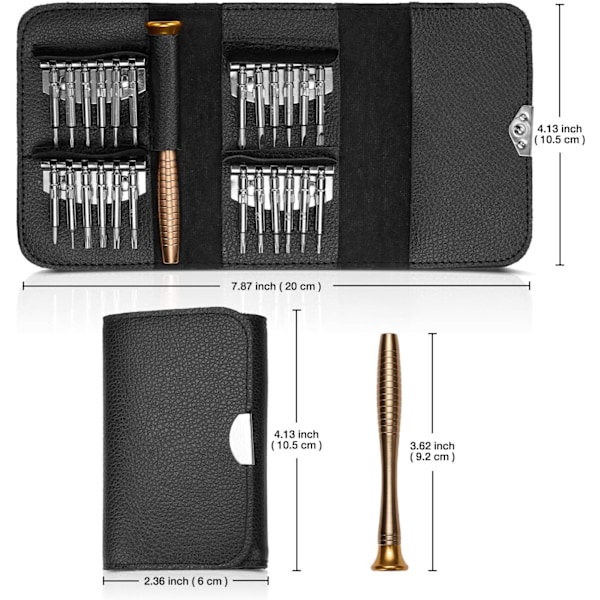 25 i 1 magnetisk præcisionsskruetrækkersæt - lille skruetrækkersæt