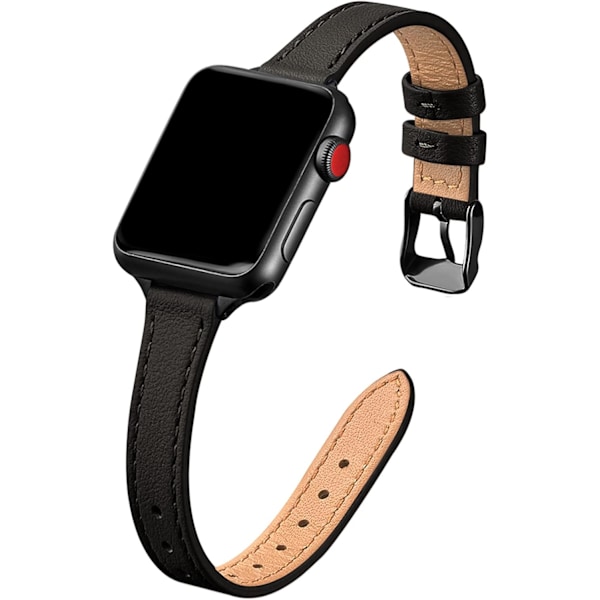 Smale skinnreimer som er kompatible med Apple Watch Band 38 mm