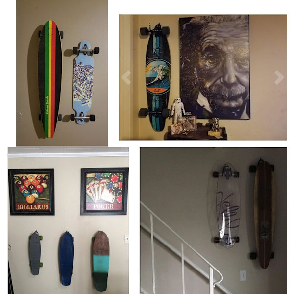 Skateboard Vägghängare: Flexibel förvaringsställ