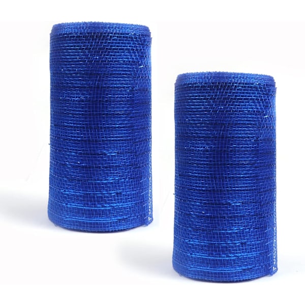 2-pack 6-tums metallisk polymesh-bandrullar Deluxe bred folie (totalt 20