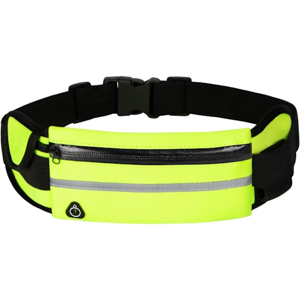 Löparbälte midjeväska. Workout Fanny Pack. Ultralätt studsfri midjeväska