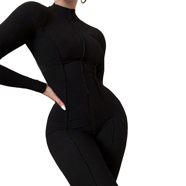 Smal og sexy langarmet jumpsuit