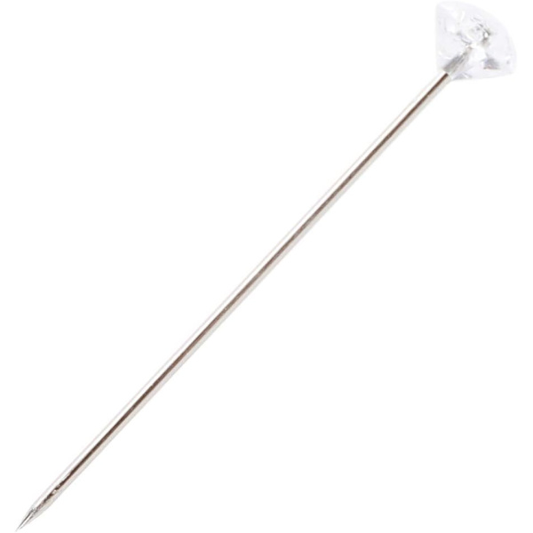 Crystal Head Needle Straight Pins - Bröllopsblomsterdekorationer (200PCS)